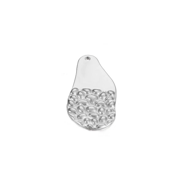 Stainless Steel Embossed Love Heart Electroplated Earrings Jewelry Accessories