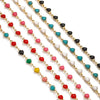 Stainless Steel Enamel Electroplated Jewelry Chain For Necklace And Bracelet