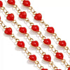 Stainless Steel Enamel Electroplated Jewelry Chain For Necklace And Bracelet