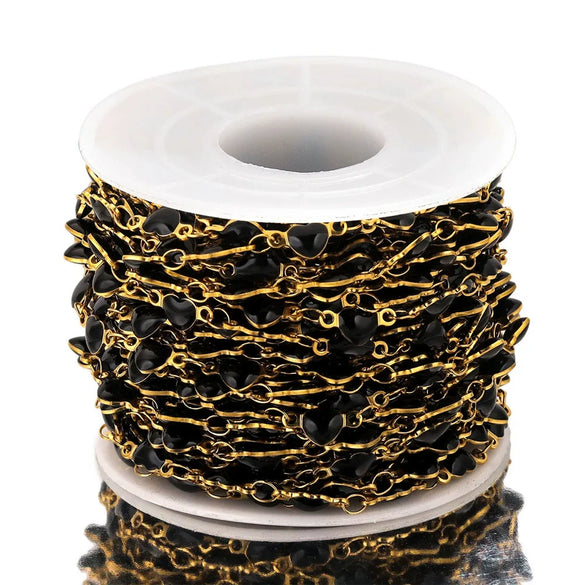 Stainless Steel Enamel Electroplated Jewelry Chain For Necklace And Bracelet