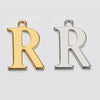 Stainless Steel English Letter Pendant Electroplated Gold Necklace Accessories