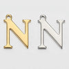 Stainless Steel English Letter Pendant Electroplated Gold Necklace Accessories