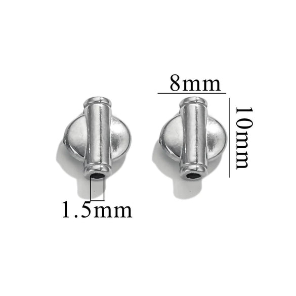 Stainless Steel Fancy Spacer Beads With Dragon Pattern And Electroplating For Jewelry Accessories