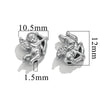 Stainless Steel Fancy Spacer Beads With Dragon Pattern And Electroplating For Jewelry Accessories