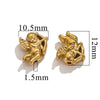 Stainless Steel Fancy Spacer Beads With Dragon Pattern And Electroplating For Jewelry Accessories