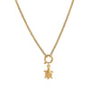 Stainless Steel Fashion Animal Series Geometric Pendant Necklace With Furnace Vacuum Plating 18K Gold Color