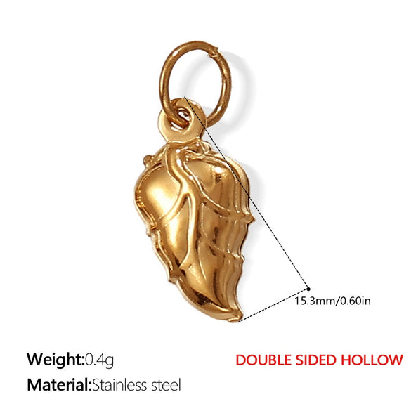 316L Stainless Steel Fashion Dolphin Fourleaf Clover Elephant Pendant Jewelry Accessories With Electroplating