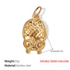 316L Stainless Steel Fashion Dolphin Fourleaf Clover Elephant Pendant Jewelry Accessories With Electroplating