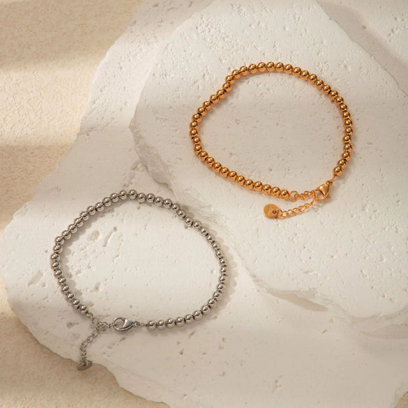 Stainless Steel Fashion Geometric Electroplated Unisex Bracelet Jewelry