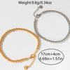 Stainless Steel Fashion Geometric Electroplated Unisex Bracelet Jewelry