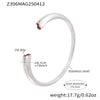 316L Stainless Steel Fashion Gourd Shaped Electroplated Jewelry Bracelet