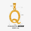 Stainless Steel Fashion Retro Accessories With Letter Pattern And Polishing Treatment For Female