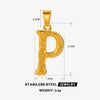 Stainless Steel Fashion Retro Accessories With Letter Pattern And Polishing Treatment For Female