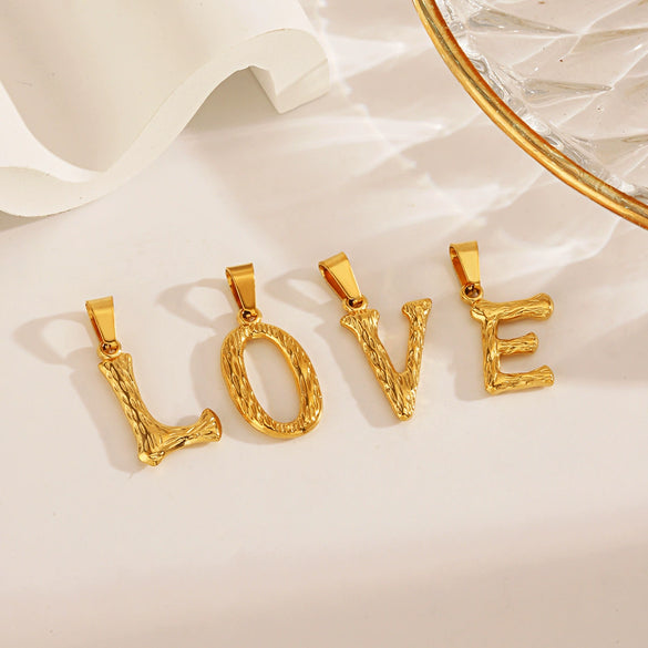 Stainless Steel Fashion Retro Accessories With Letter Pattern And Polishing Treatment For Female