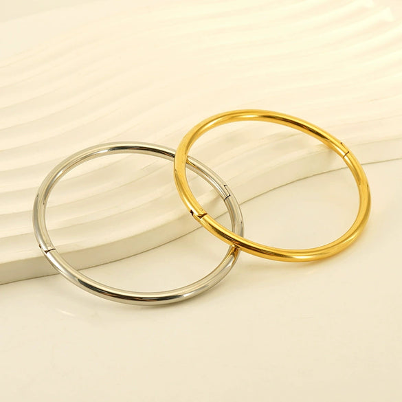 Stainless Steel Fashion Retro Style Electroplated Geometric Bracelet