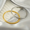 Stainless Steel Fashion Retro Style Electroplated Geometric Bracelet