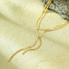 Stainless Steel Fashion Snake Chain Necklace For Women With Electroplating Treatment