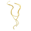 Stainless Steel Fashion Snake Chain Necklace For Women With Electroplating Treatment