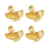 Stainless Steel Fish Ginkgo Leaf Pendant Jewelry Necklace Vacuum Plating Electroplating