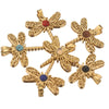 Stainless Steel Fish Pattern Dragonfly Pendant Jewelry Making Supplies With Electroplating 18K Treatment