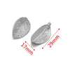 Stainless Steel Fish Pattern Leaf Earrings And Necklace Jewelry Accessories Diy Handmade With 18K Electroplating