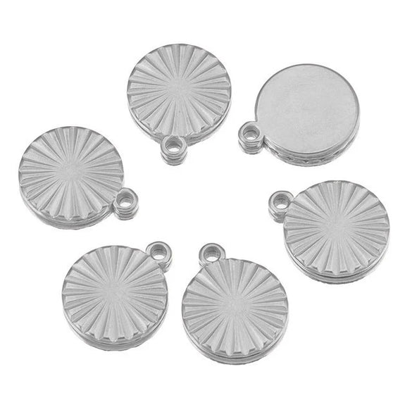 Stainless Steel Fish Pattern Lovely Pendant Jewelry For Diy Earrings Bracelet Necklace With Electroplating