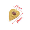 Stainless Steel Fish Pattern Retro Style Peach Heart Jewelry Accessories For Diy Bracelet And Earring Making With Electroplating