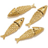Stainless Steel Fish Shaped Koi Pendant Handmade Jewelry Accessory Material With Electroplating