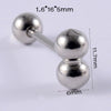 Stainless Steel Five Star Fashion Tongue Ring Hammershaped Electroplated Unisex Puncture Decoration
