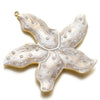 Stainless Steel Fivepetal Flower Oil Dripping Pendant Jewelry Accessories