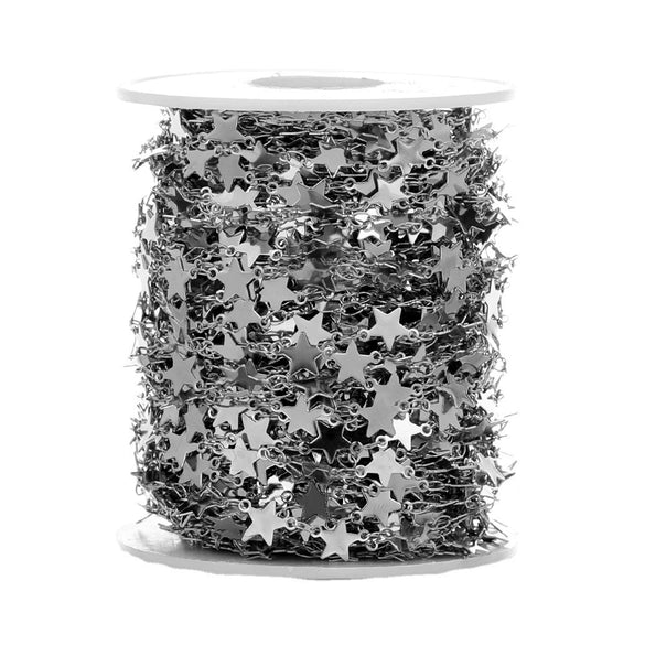 Stainless Steel Fivepointed Star Chain Electroplated Jewelry Accessories