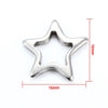 Stainless Steel Fivepointed Star Jewelry Accessories Pendant For Diy Necklace Bracelet Earrings Electroplated Simple Fashion