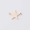 Stainless Steel Fivepointed Star Jewelry Accessories Pendant For Necklace And Bracelet With Fine Polishing