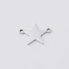 Stainless Steel Fivepointed Star Jewelry Accessories Pendant For Necklace And Bracelet With Fine Polishing