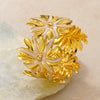 Stainless Steel Flower Drip Enamel Open Bracelet Temperament Style Fashion Versatile Titanium Steel Cuff Bangle