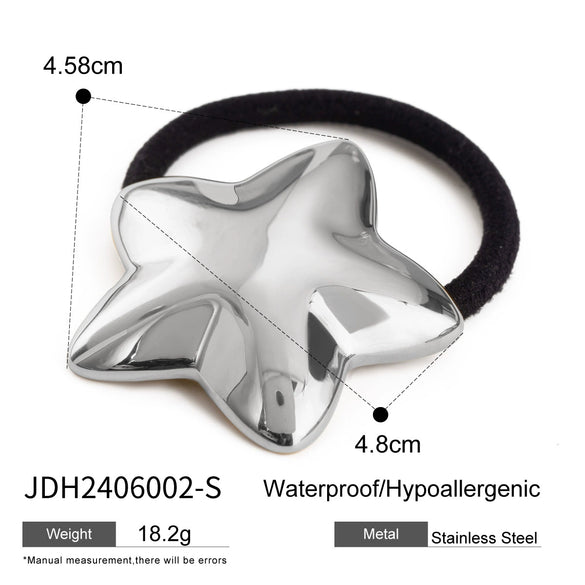 Stainless Steel Four Leaf Clover Hair Band Hair Accessories With Electroplating Treatment