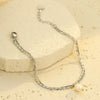 Stainless Steel Freshwater Pearl Women's Bracelet Fashion Double Layer Electroplated Jewelry