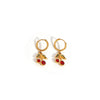 Stainless Steel Fruit Shaped Electroplated Earrings For Women