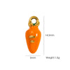 Stainless Steel Fruit Style Oil Dripping Jewelry Accessories Necklace Pendant