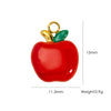 Stainless Steel Fruit Style Oil Dripping Jewelry Accessories Necklace Pendant