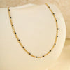 Stainless Steel Geometric Anklet Unisex Summer Dopamine Style Oil Drops Design
