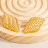 Stainless Steel Geometric Asymmetrical Retro Highend Colorpreserving Electroplated Women's Earrings