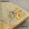 Stainless Steel Geometric Asymmetrical Ring Electroplated With 18K Gold Light Luxury Style Women's Hand Jewelry