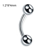 Stainless Steel Geometric Body Piercing Jewelry Electroplating Unisex Nose Ring Eyebrow Nail Lip Tongue Navel Ring