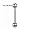 Stainless Steel Geometric Body Piercing Jewelry Electroplating Unisex Nose Ring Eyebrow Nail Lip Tongue Navel Ring