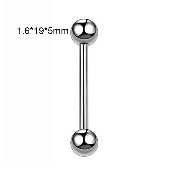 Stainless Steel Geometric Body Piercing Jewelry Electroplating Unisex Nose Ring Eyebrow Nail Lip Tongue Navel Ring