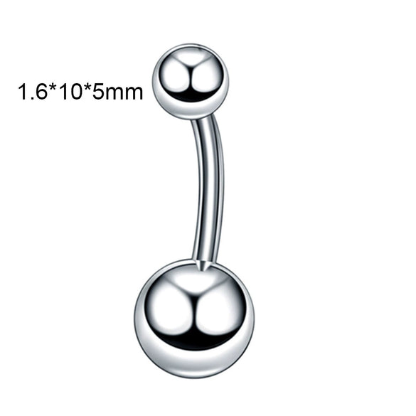 Stainless Steel Geometric Body Piercing Jewelry Electroplating Unisex Nose Ring Eyebrow Nail Lip Tongue Navel Ring