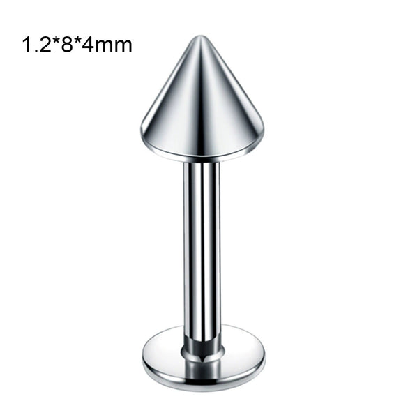 Stainless Steel Geometric Body Piercing Jewelry Electroplating Unisex Nose Ring Eyebrow Nail Lip Tongue Navel Ring