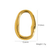 Stainless Steel Geometric Boots Tower Love Oil Drop Shell Pendant Jewelry Accessories With Vacuum In Furnace Electroplating