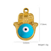 Stainless Steel Geometric Boots Tower Love Oil Drop Shell Pendant Jewelry Accessories With Vacuum In Furnace Electroplating